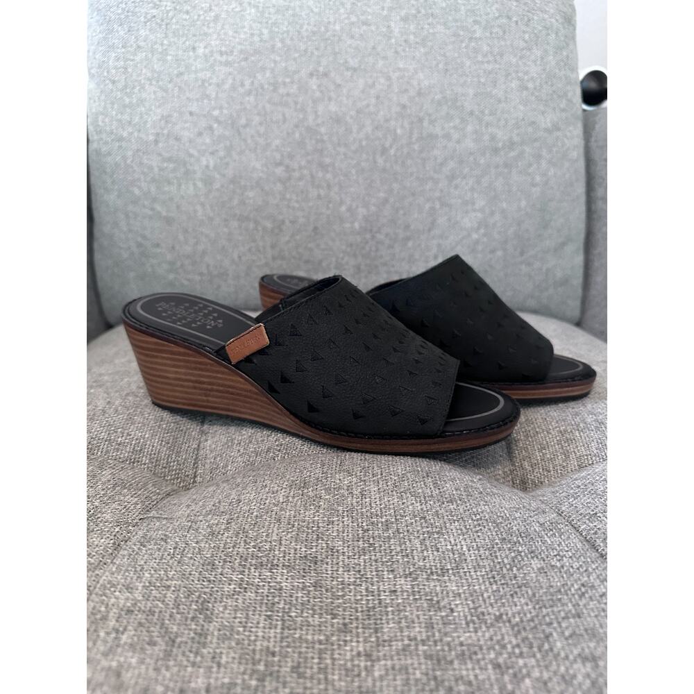 Pendleton‎ Womens Black Peconic Wedge Sandals - Size: 8